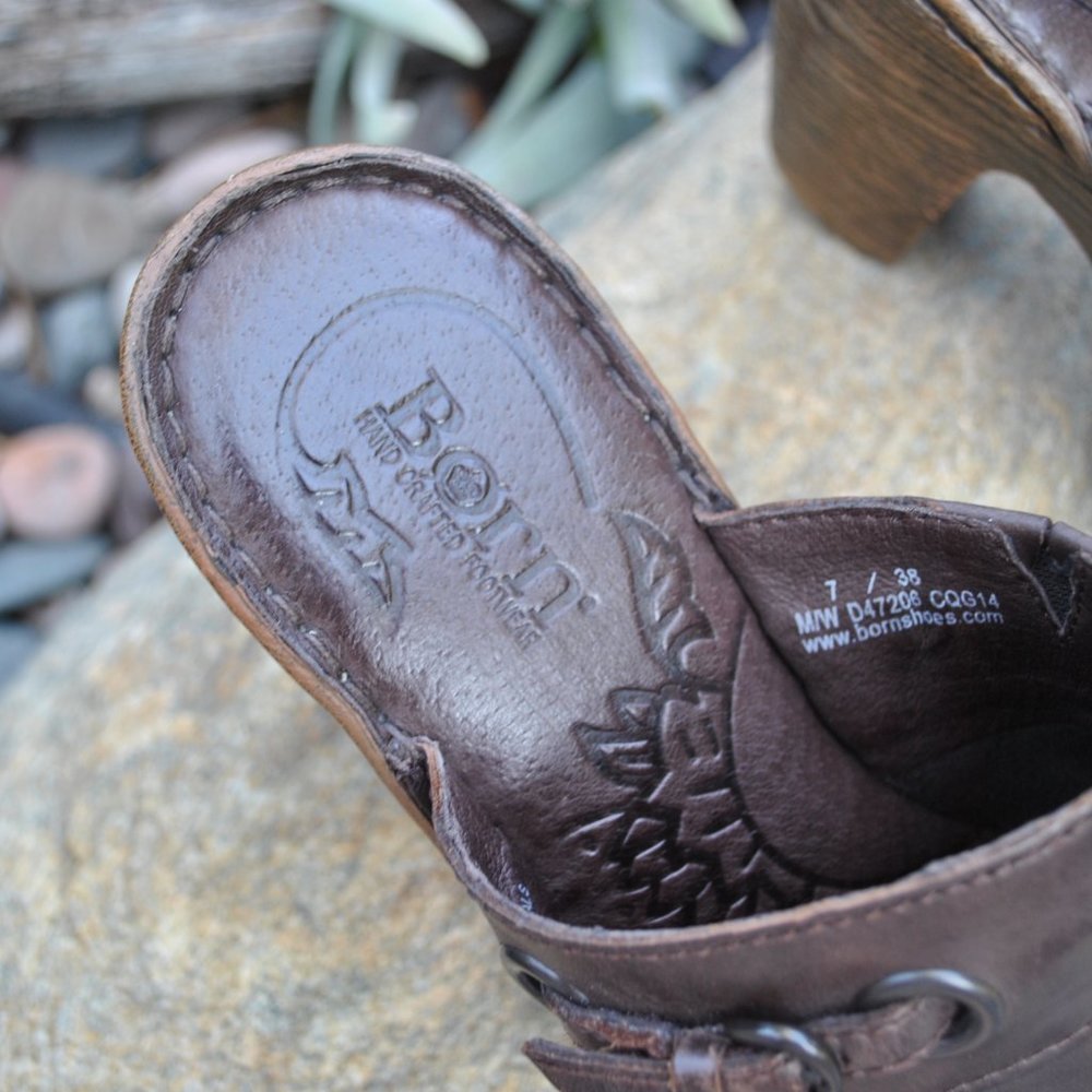 Born Brown Clogs - image 3